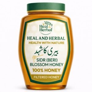 Sidr (Beri) Blossom Honey - 100% Pure Filtered Honey | Premium Quality Berry Honey | Natural Health Benefits | Authentic Pakistani Honey